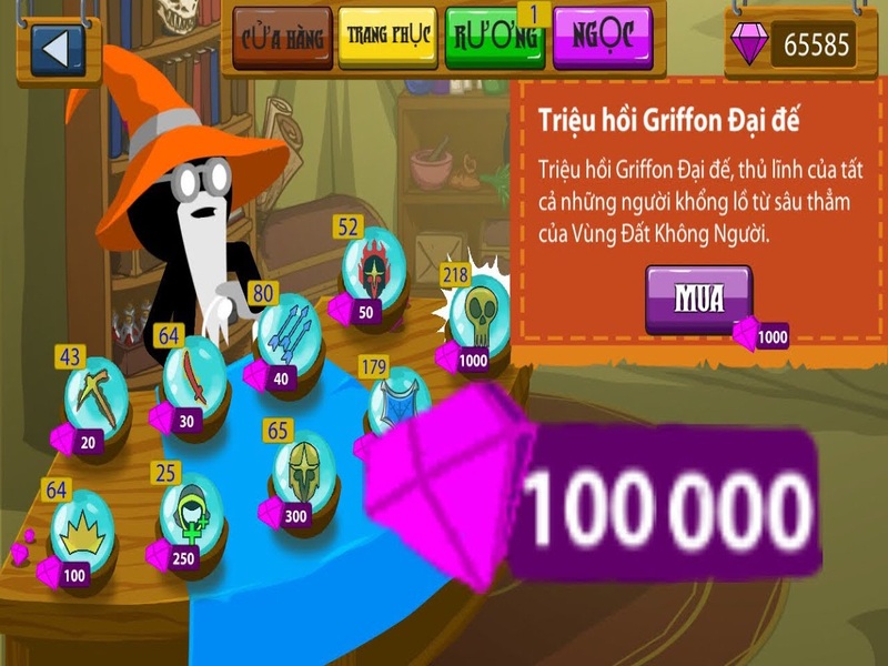 Vô hạn tiền và kim cương Hack Stick War Legacy