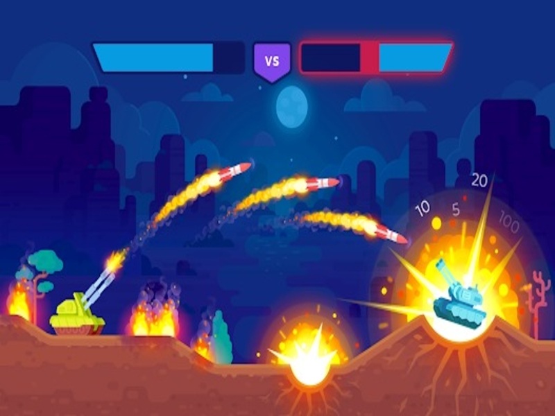 Gameplay Thú Vị Trong Hack Tank Stars