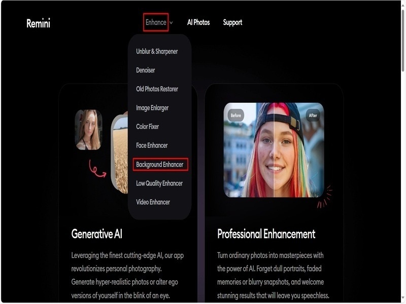 Tính Năng Xuất Ảnh Chất Lượng Cao Remini Theartpics Mod Apk