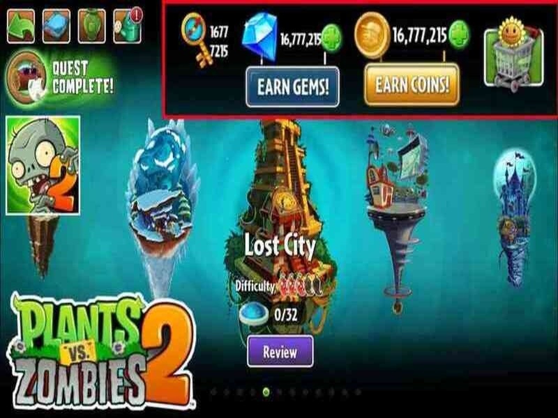 Không Quảng Cáo Trong Hack Plant vs Zombie 2