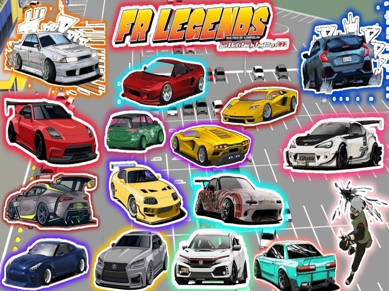 Mở Khóa Toàn Bộ Xe Trong FR Legends Mod