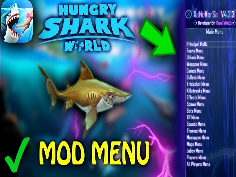 Tải Hungry Shark World Hack (Vô Hạn Tiền, Menu) v7.3.3 3 Mod Menu Trong Hungry Shark World Hack