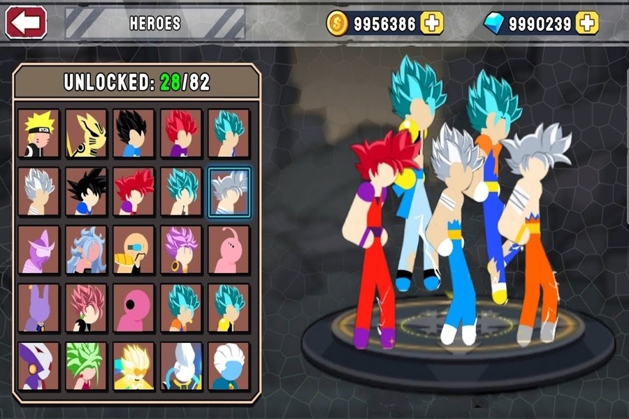 Tải Hack Stickman Warriors Mod Apk (Full Tiền, Kim Cương,