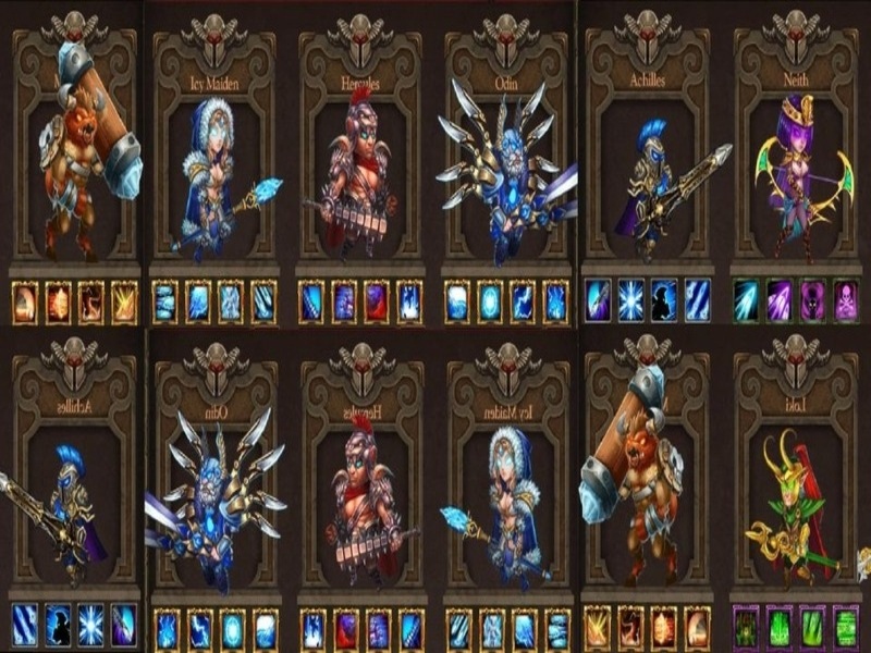 Tải Hack Epic Heroes War (Full Tướng, Vô Hạn Tiền) v1.33.381.1081blv6ts 2 Hệ Thống Tướng Đa Dạng Với Kỹ Năng Riêng Hack Epic Heroes War