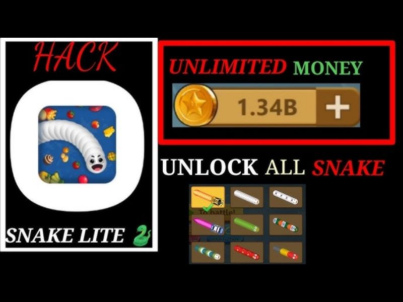 Tải Hack Snake Lite (Full Tiền, Xu, Bất Tử) v4.29.0 5 Mod vô hạn xu và tiền trong Hack Snake Lite