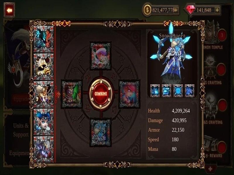 Tải Hack Epic Heroes War (Full Tướng, Vô Hạn Tiền) v1.33.381.1081blv6ts 6 So Sánh Bản Gốc Và Bản Hack Epic Heroes War