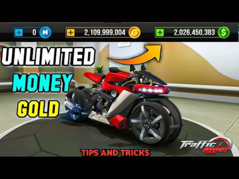 Tải Hack Traffic Rider Mod APK (Full xe, Vô Hạn Tiền) v2.0 5 Vô hạn tiền với Traffic Rider Mod APK