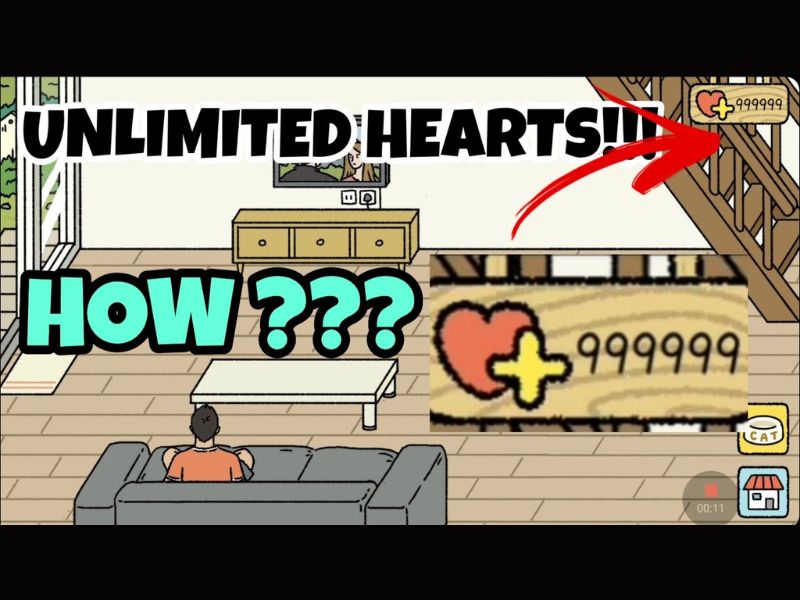 Tải Adorable Home Mod APK (Vô Hạn Tim, Tiền) v2.17.11 5 Vô hạn tim trong Adorable Home Mod Apk