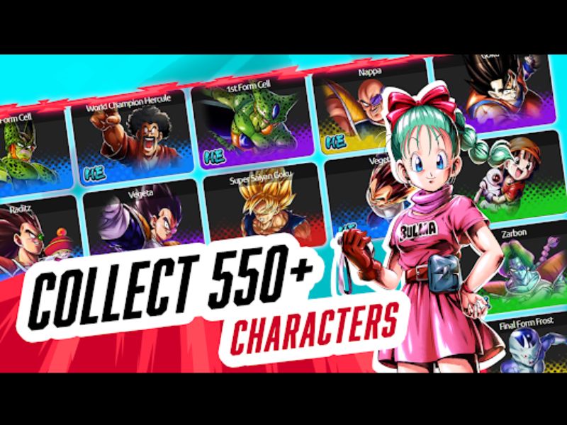Tải Dragon Ball Legends APK v1.0.18 Mới Nhất Cho Android 3 Hệ thống nhân vật đa dạng trong Dragon Ball Legends Apk