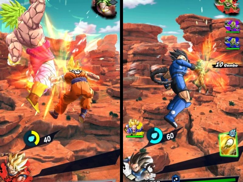 Tải Dragon Ball Legends APK v1.0.18 Mới Nhất Cho Android 2 Lối chơi hành động hoành tráng trong Dragon Ball Legends Apk