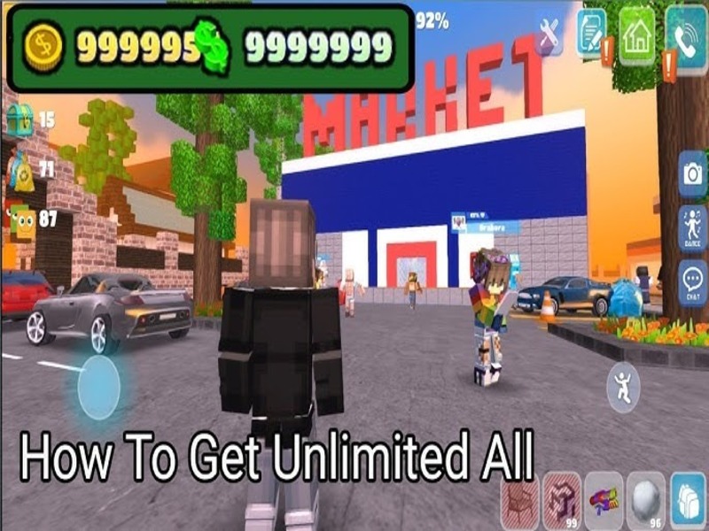 Tải Hack School Party Craft (Vô Hạn Tiền) v1.8.10 6 Vô hạn vàng trong Hack School Party Craft