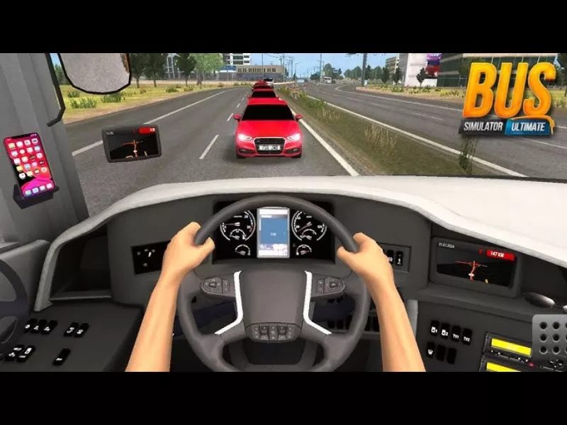 Tải Bus Simulator Ultimate Mod (Vô Hạn Tiền, Map Việt Nam) v2.2.8 2 Cảm giác cầm lái sát với thực tế trong Bus Simulator Ultimate Mod