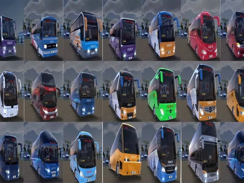 Tải Bus Simulator Ultimate Mod (Vô Hạn Tiền, Map Việt Nam) v2.2.8 5 Bộ sưu tập xe buýt phong phú trong Bus Simulator Ultimate Mod