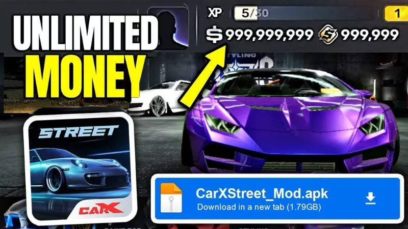 Tải Carx Street Mod APK (Vô Hạn Tiền) v1.17.0 Miễn Phí 5 Carx Street Mod Apk Có Tính Năng Gì?