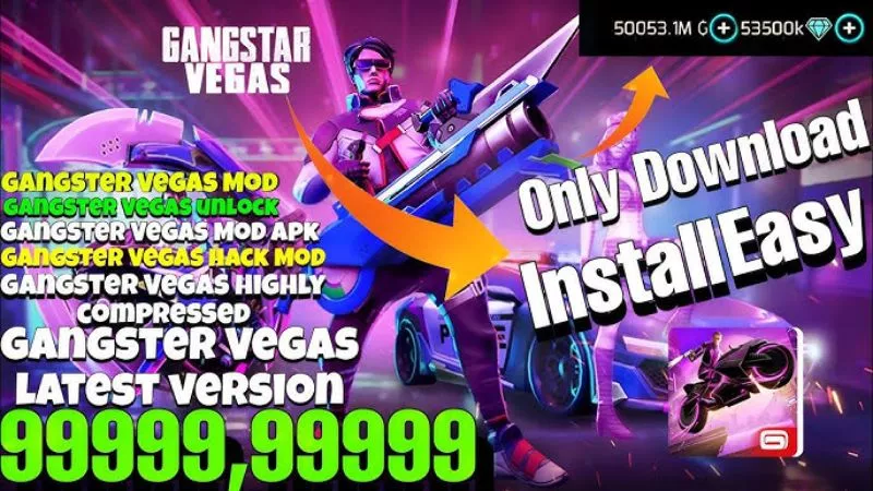 Tải Gangstar Vegas MOD APK (Full Tiền, Kim Cương) v9.4.0d 4 Những Tính Năng Nâng Cấp Vượt Trội Trên Bản Gangstar Vegas MOD APK