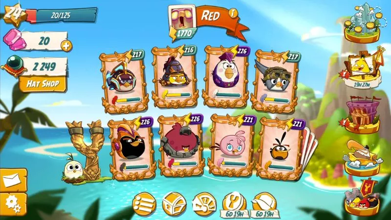 Tải Hack Angry Birds 2 (Vô Hạn Tiền, Năng lượng) v8.0.0 4 Nâng cấp chim nhanh chóng và hiệu quả trong Hack Angry Birds 2