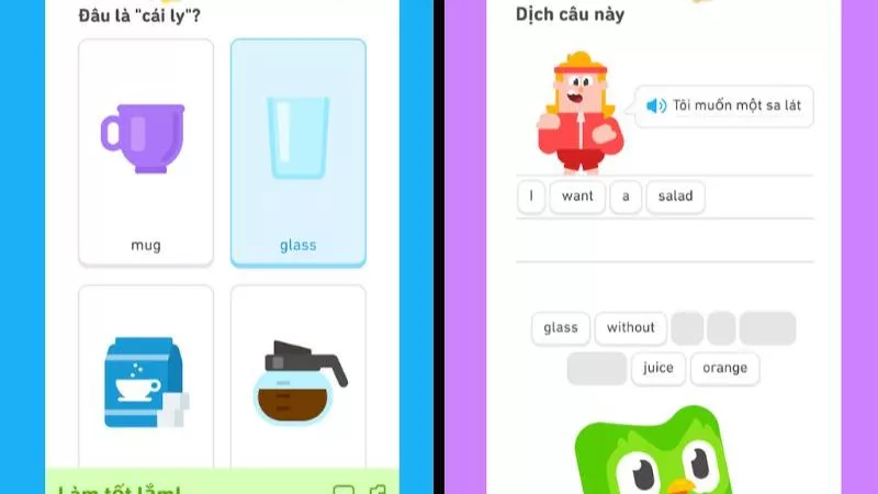 Tải Hack Duolingo (Premium, Vô Hạn Kim Cương) v6.69.3 3 Học qua trò chơi cực cuốn trong Hack Duolingo