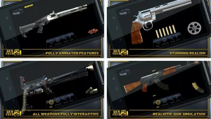 Tải Gun Club 2 Mod APK (Vô Hạn Tiền) v2.0.3 Miễn Phí 2 Hệ Thống Vũ Khí Phong Phú Trong Gun Club 2 Mod APK