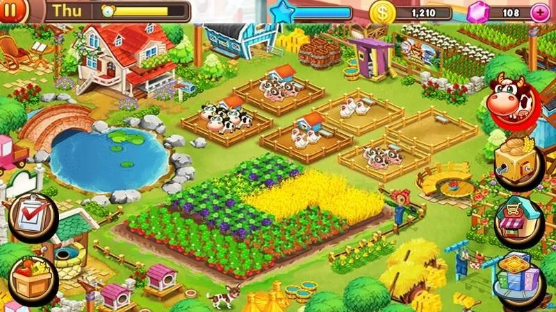 Tải Hay Day MOD APK (Vô Hạn Tiền, Hạt Giống) v1.70.96 3 Trải Nghiệm Đồ Họa 3D Mô Phỏng Nông Trại Sống Động Trong Hay Day MOD APK