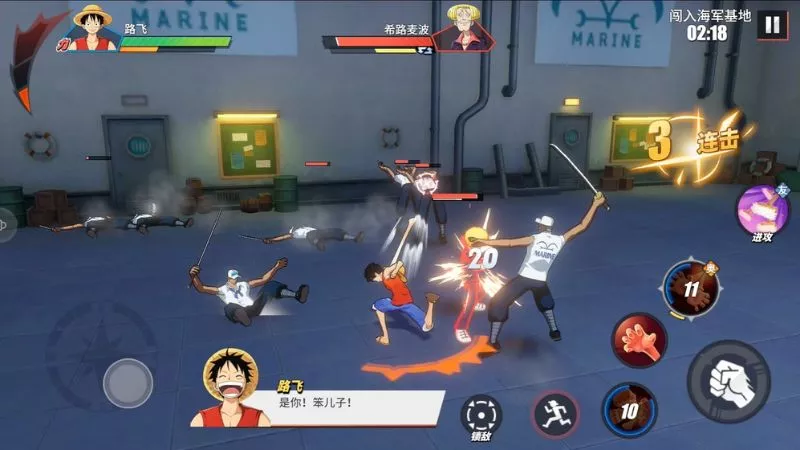 Tải One Piece Fighting Path APK V1.25.1 Miễn Phí Cho Android 2 Lối Chơi Đối Kháng Đặc Sắc Và Đầy Kịch Tính Trong One Piece Fighting Path APK
