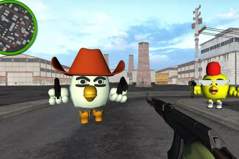 Tải Chicken Gun MOD APK v5.8.02 (Menu, Bất Tử, Vô Hạn Tiền) 2 Chicken Gun MOD APK