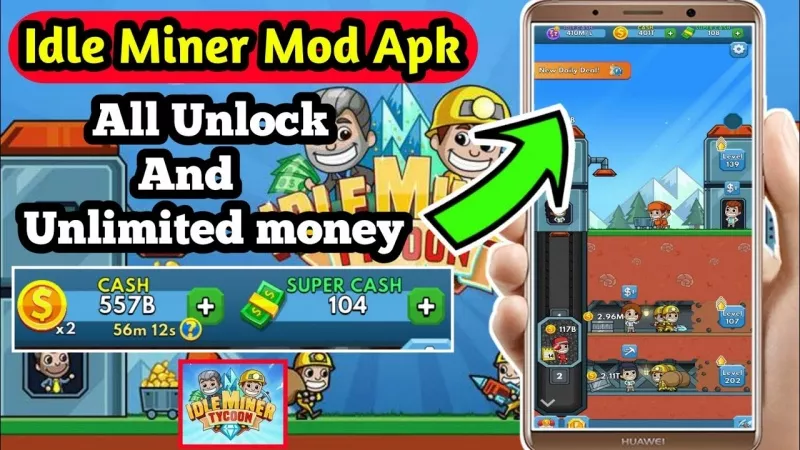 Tải Idle Miner Tycoon MOD APK (Vô Hạn Tiền) v5.57.0 5 idle miner tycoon mod apk