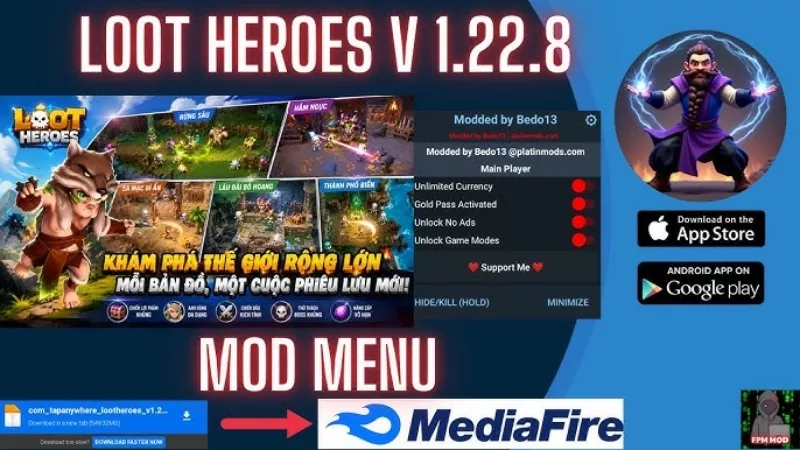 Tải Loot Heroes MOD APK (Mở Khóa Gold Pass) v1.22.8 7 Loot Heroes MOD APK