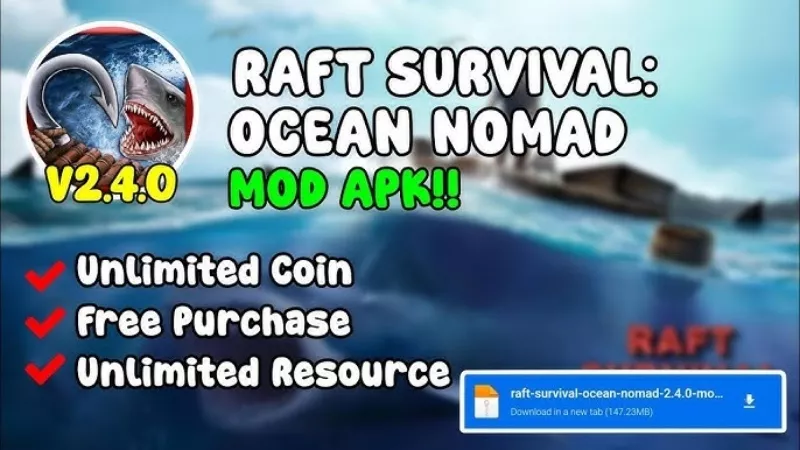 Tải Raft Survival: Ocean Nomad MOD v2.9.3 (Menu, Vô Hạn Tiền) 5 Raft Survival: Ocean Nomad MOD APK
