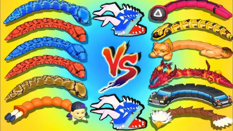 Tải Snake Clash MOD APK v75.1.0 (Menu, Vô Hạn Tiền, Vô Hiệu Kẻ Địch) 3 Snake Clash MOD APK