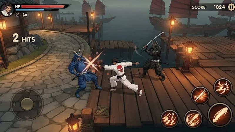 Tải Legacy of Ninja MOD APK (Vô Hạn Karma, God Mode) v1.5 2 Chiến đấu trong Legacy of Ninja mod apk