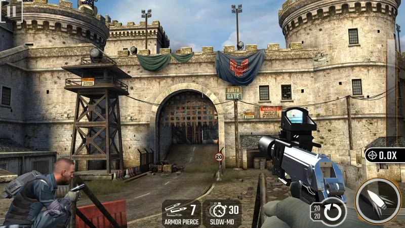 Tải Sniper Strike MOD APK v500251 (Vô Hạn Đạn) 5 Bối cảnh quân sự hiện đại, nhịp trận luôn căng
