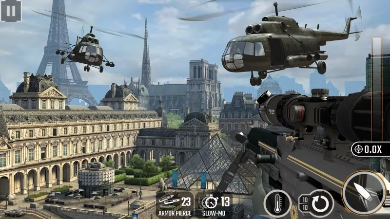 Tải Sniper Strike MOD APK v500251 (Vô Hạn Đạn) 2 Cảm giác bắn tỉa căng tay trong từng phát đạn