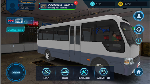 Tải Minibus Simulator Vietnam MOD APK (Mở Khoá Full Xe, Vô Hạn Tiền) v3.6.1 1 Chở khách qua nhiều cung đường Việt Nam