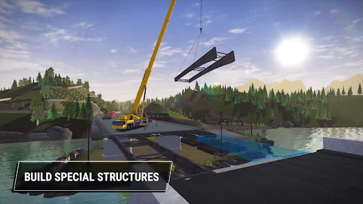 Tải Construction Simulator 3 MOD APK (Vô Hạn Tiền, Full Xe) v1.1.1473 2 Điều khiển máy móc công trình qua từng dự án