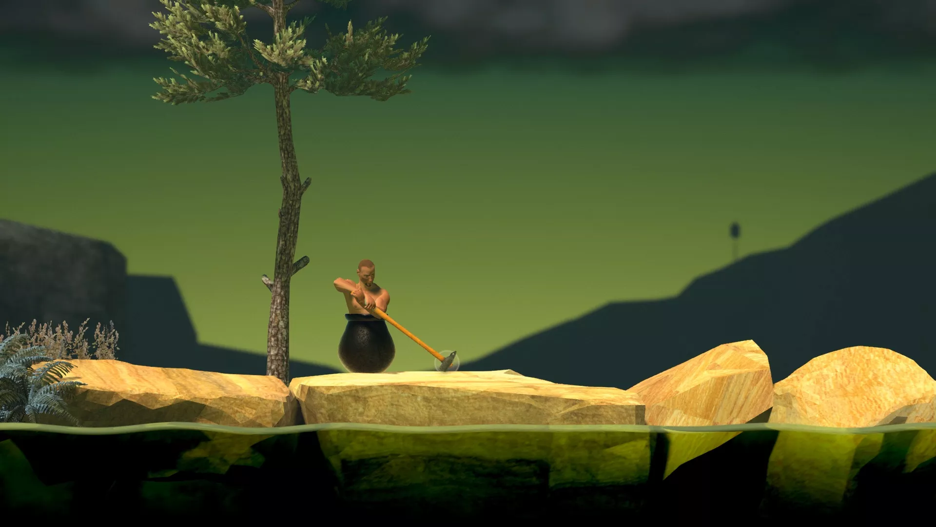 Tải Getting Over It APK (Full Game) Miễn Phí Cho Android v1.9.13 2 Dùng đầu búa làm điểm tựa để di chuyển