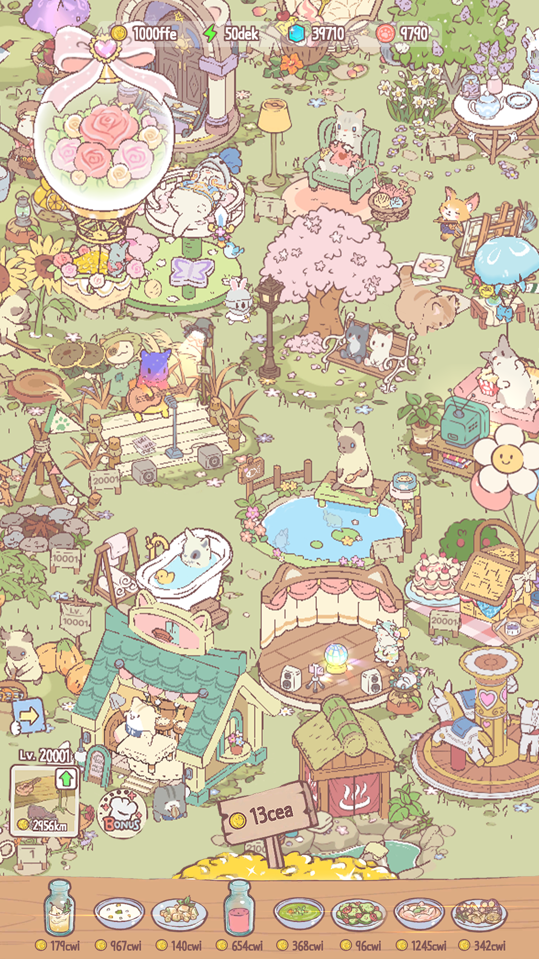 Tải Cats & Soup MOD APK (Vô Hạn Tiền, Free Shopping) v4.34.0 3 Nâng cấp để tăng tốc độ phát triển