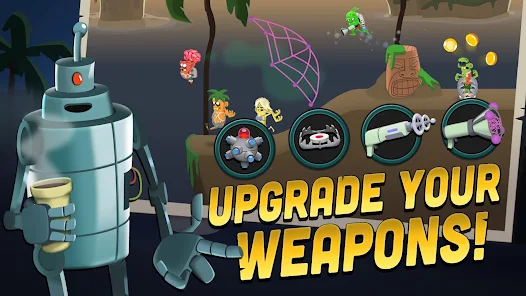 Tải Zombie Catchers MOD APK (Vô Hạn Tiền, Menu, Max Level) v1.66.13 2 Săn zombie bằng harpoon bẫy và nhiều dụng cụ khác