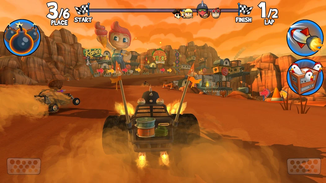 Tải Beach Buggy Racing 2 MOD APK (Vô Hạn Tiền, No Ads) v2026.07.31 4 Ưu và nhược điểm của Beach Buggy Racing 2