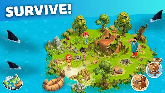 Tải Family Island MOD APK (Menu, Vô Hạn Tiền, Kim Cương) v2026240.0.92844 3 Xây dựng và nâng cấp công trình