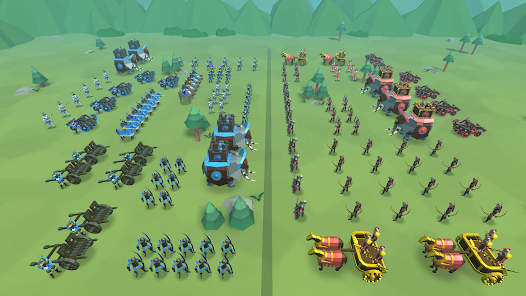 Tải Epic Battle Simulator 2 MOD APK (Vô Hạn Tiền, Troops) v1.6.90 2 Chọn quân theo vai trò