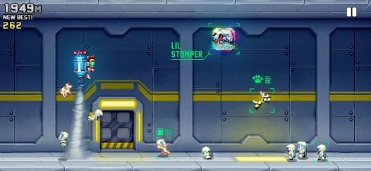Tải Hack Jetpack Joyride MOD APK (Vô Hạn Tiền, Mua Sắm) v1.104.1 4 Gadgets và phương tiện thay đổi cách vượt thử thách