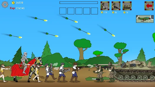Tải Hack Age of War MOD APK (Vô Hạn Tiền, Kim Cương) v2025.1.11 3 Tháp phòng thủ giữ căn cứ khi quân địch áp sát